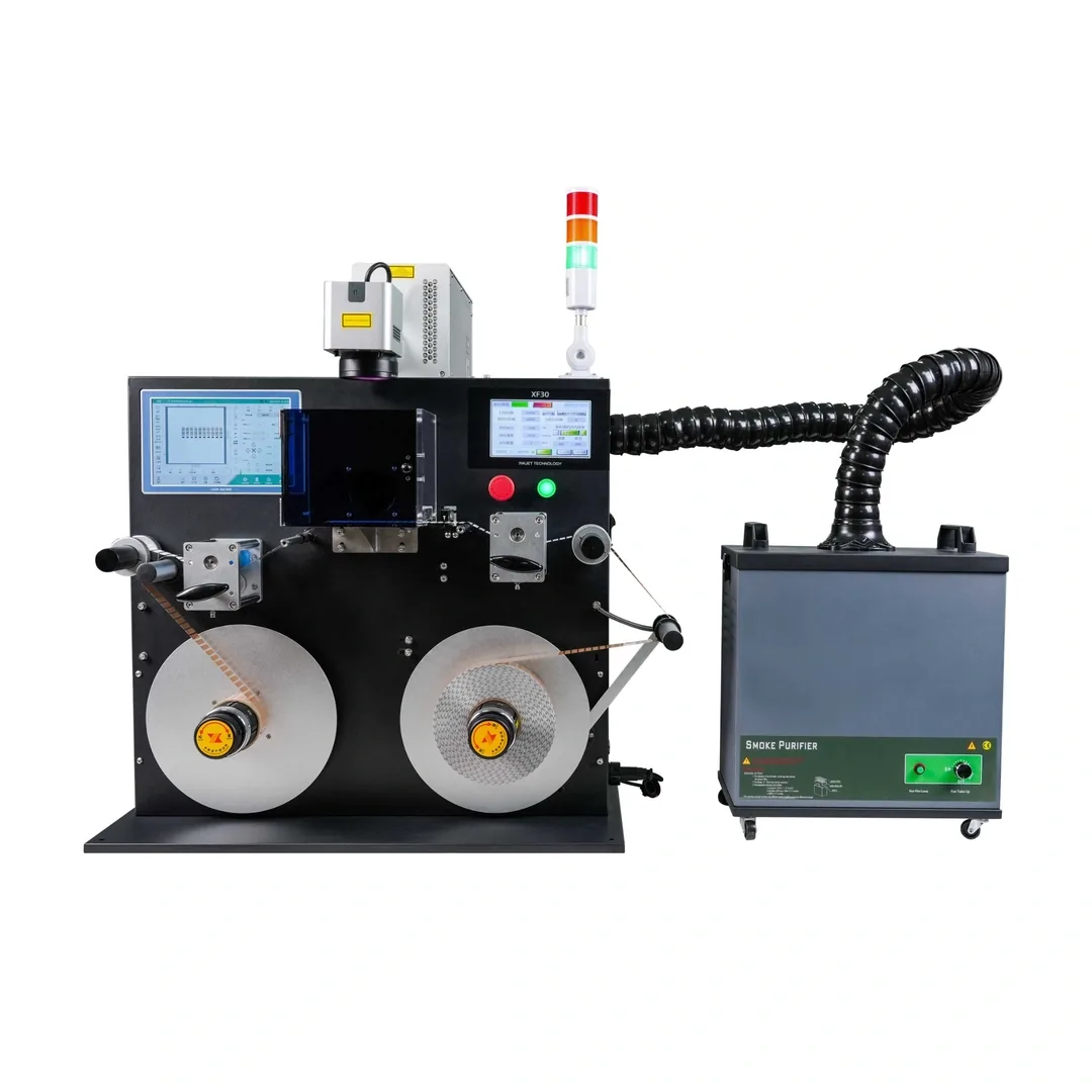 XF30PS Laser Marking Rewinding Machine